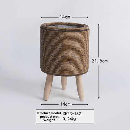 Rattan Flower Pot Stand