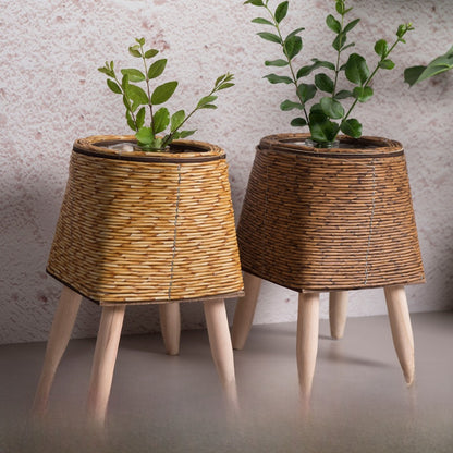 Rattan Flower Pot Stand