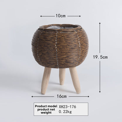 Rattan Flower Pot Stand