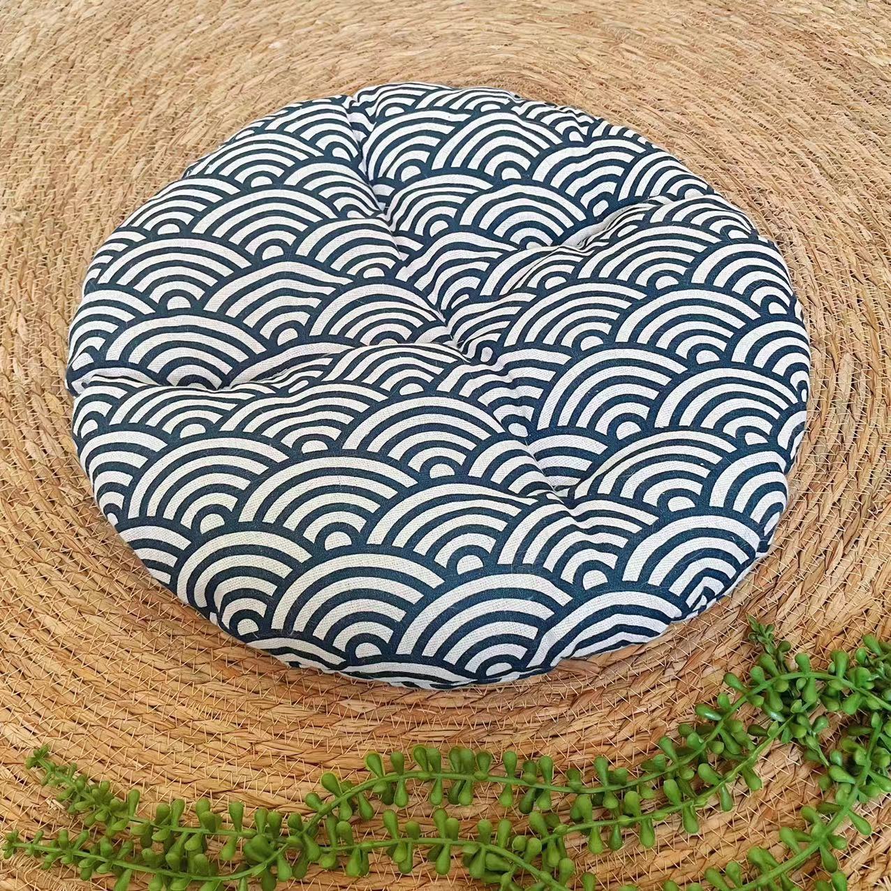 Rattan Woven Cat Nest with Cooling Mat and Toy