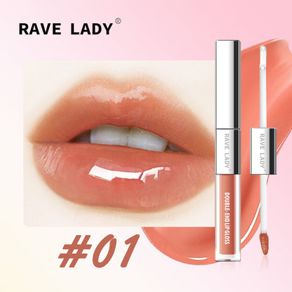 RAVE LADY Double-Ended Lip Glaze Lipstick Matte Velvet