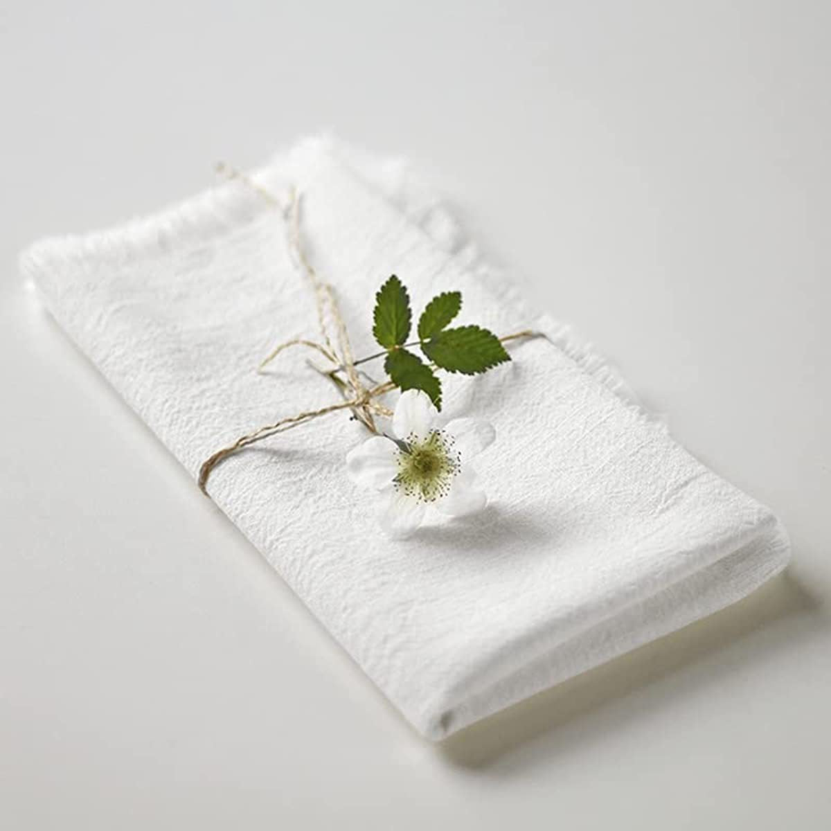 Raw Edge Linen Cotton Table Mat