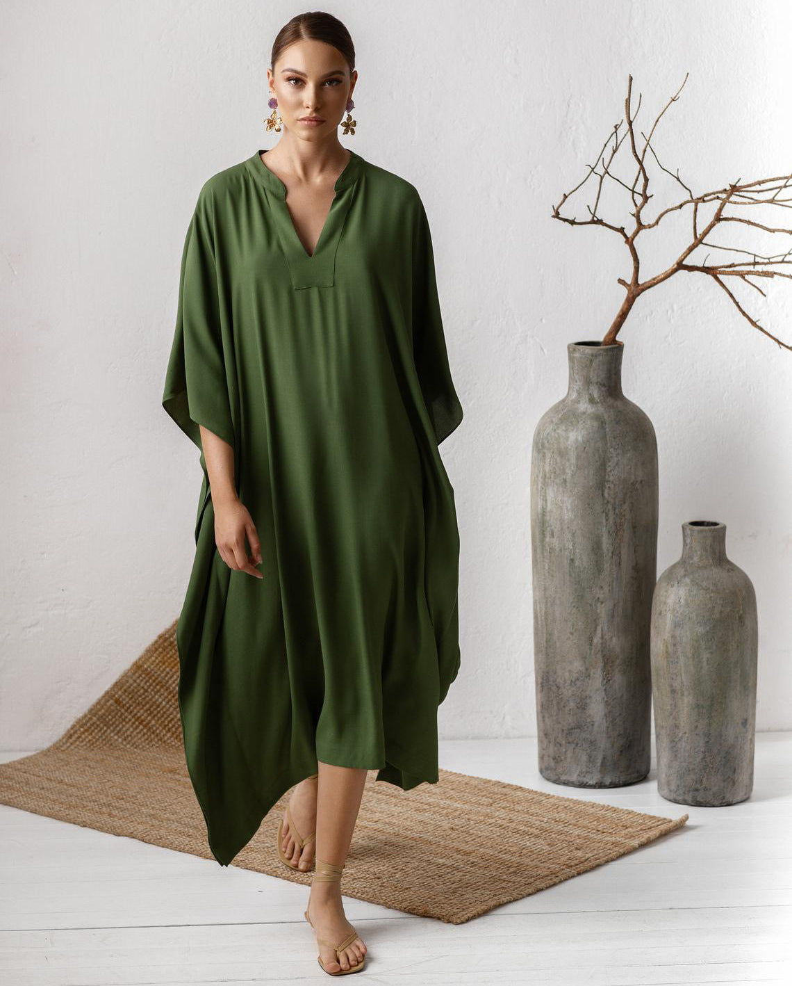 Rayon Beach Cover Up Long Robe