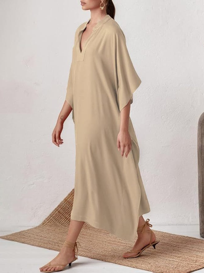 Rayon Beach Cover Up Long Robe