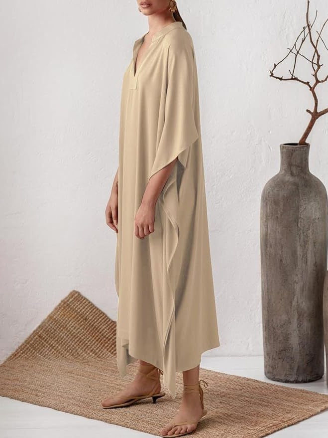 Rayon Beach Cover Up Long Robe