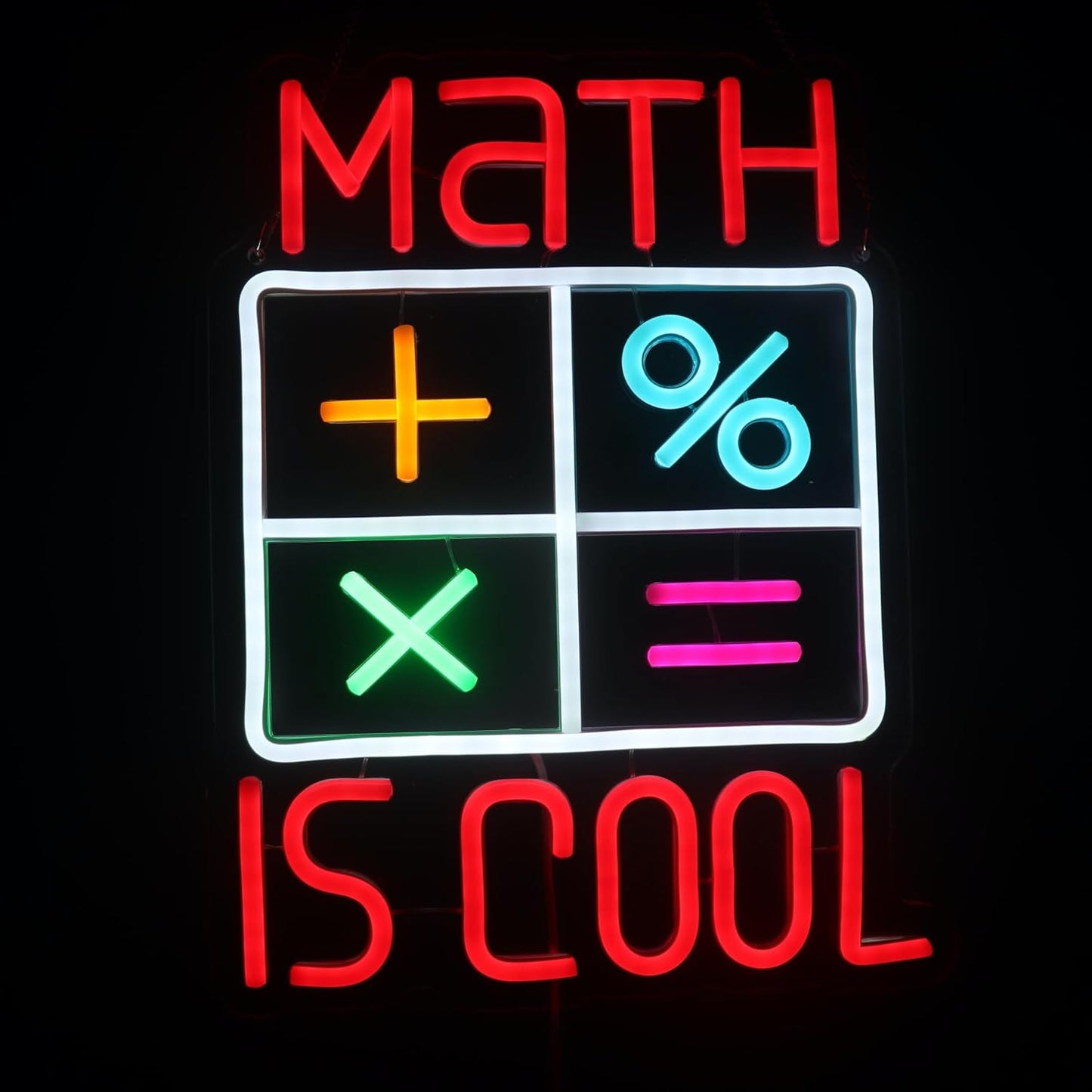 Reading Books Neon Sign