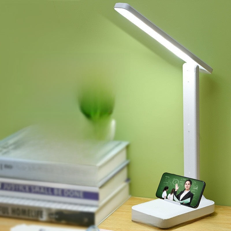 Reading the bedside lamp