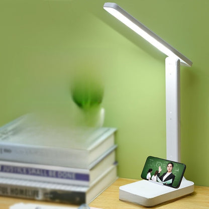 Reading the bedside lamp