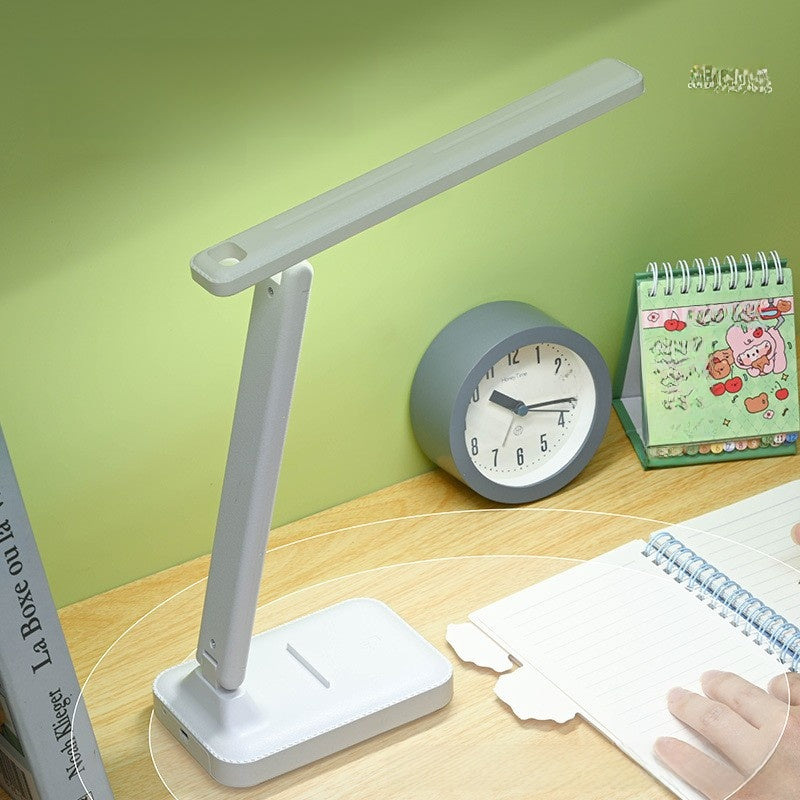Reading the bedside lamp