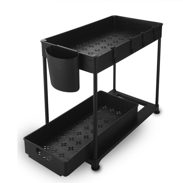 Ready-Made Pull-Out Drawer Basket Kitchen Cabinet Storage Rack under the Sink Storage Rack Organizing Rack Removable
