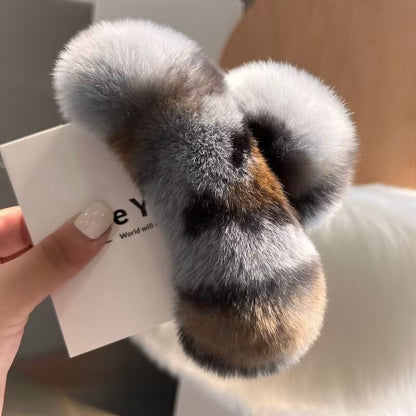 Real beaver fur claws