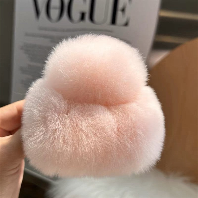 Real beaver fur claws