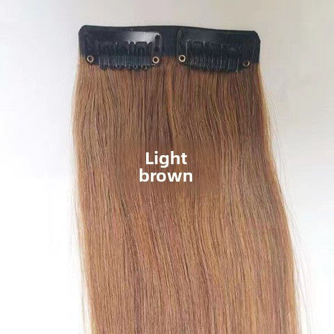 Real hair clip-on hair clips, hair pieces