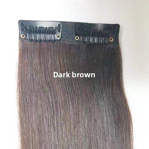 Real hair clip-on hair clips, hair pieces