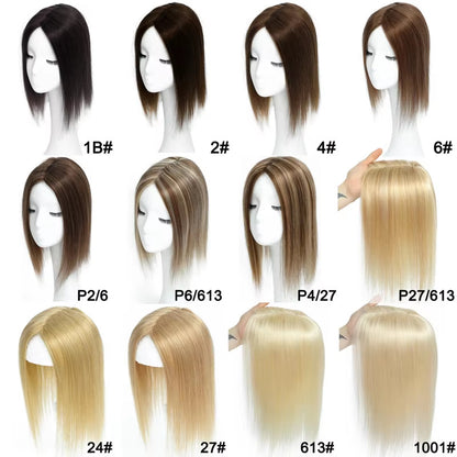 Real Hair Invisible Bangs Hairpiece