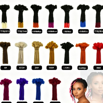 Real Human Hair Dreadlock Braids