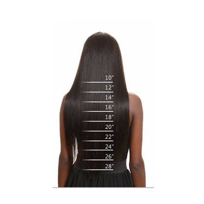 Real Human Hair Straight Wig Bundles