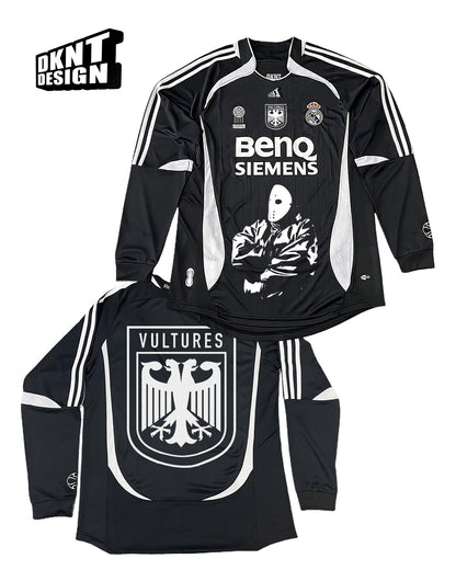 Real Madrid Football Jersey Remake Kanye Portrait Long Sleeve