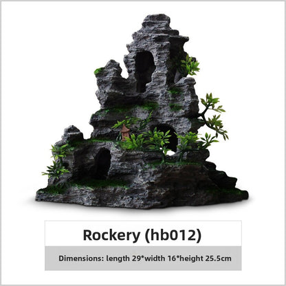 Realistic Aquarium Rockery Ornament