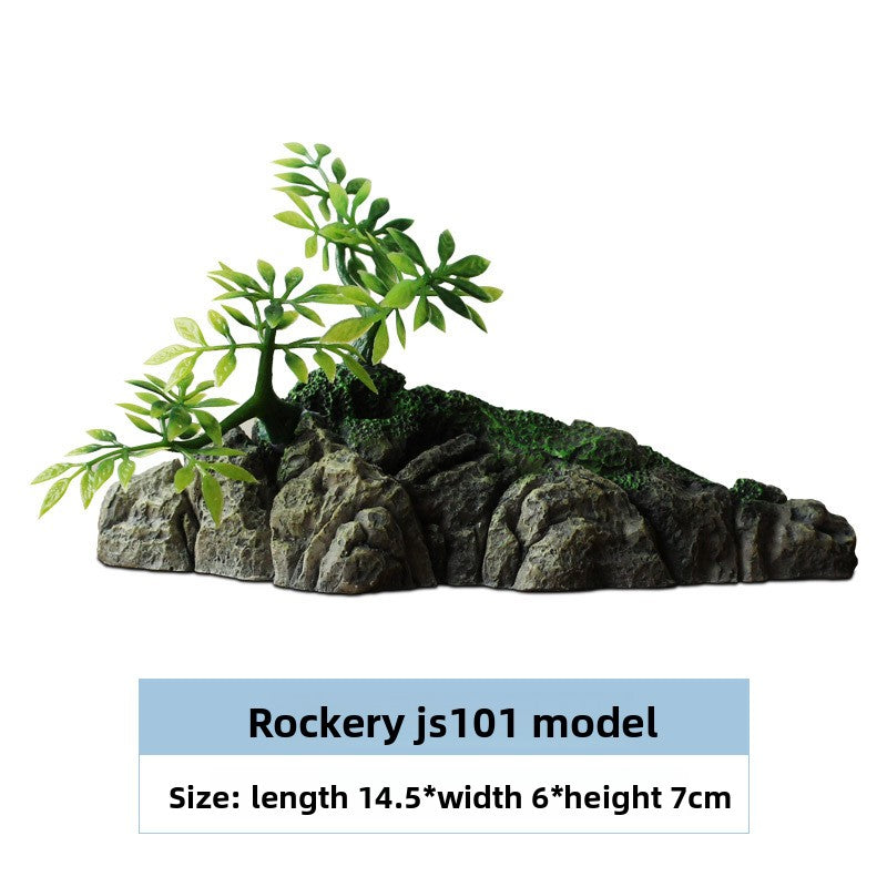 Realistic Aquarium Rockery Ornament