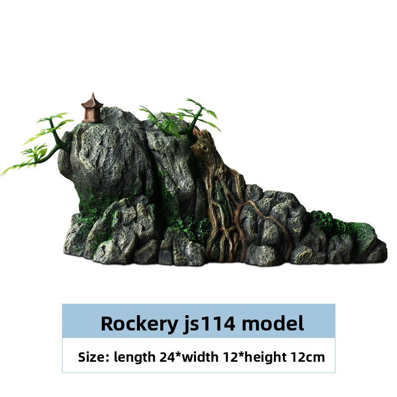 Realistic Aquarium Rockery Ornament