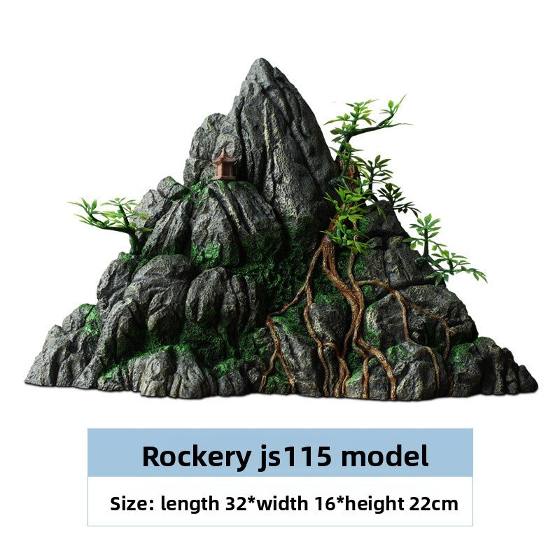 Realistic Aquarium Rockery Ornament