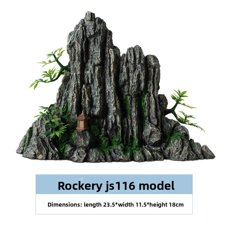 Realistic Aquarium Rockery Ornament