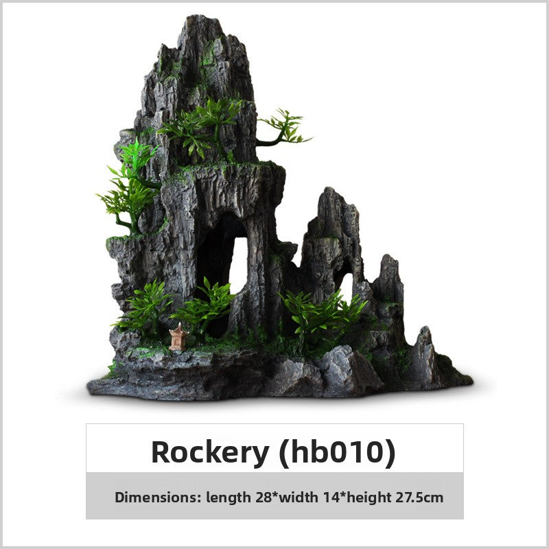 Realistic Aquarium Rockery Ornament