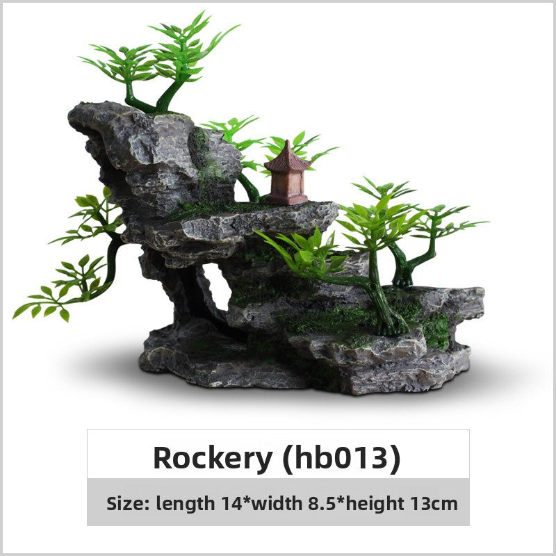 Realistic Aquarium Rockery Ornament