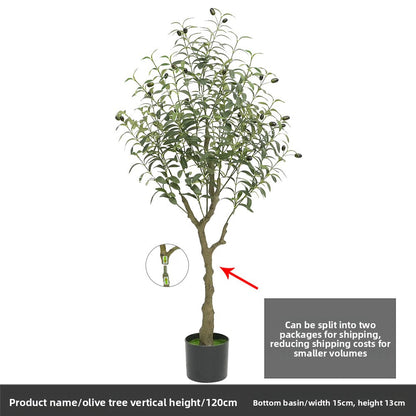 Realistic Artificial Olive Tree for Home Decoration