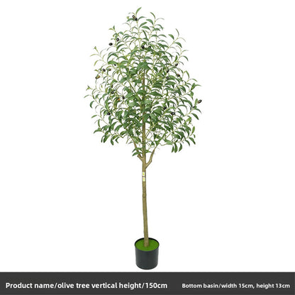 Realistic Artificial Olive Tree for Home Decoration