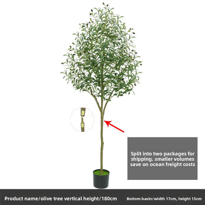 Realistic Artificial Olive Tree for Home Decoration