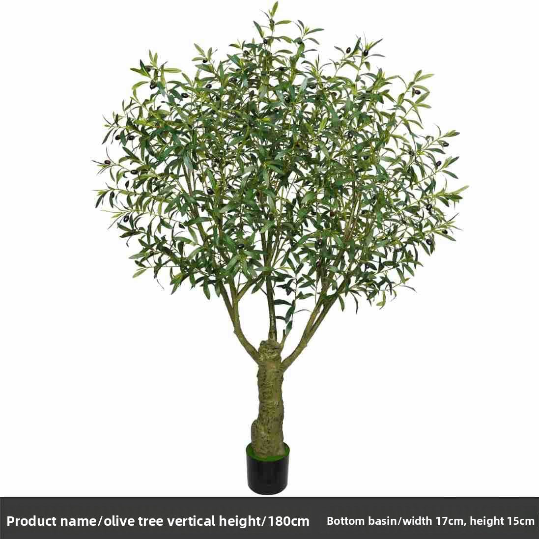 Realistic Artificial Olive Tree for Home Decoration