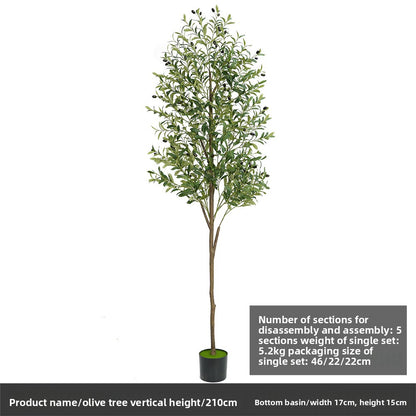 Realistic Artificial Olive Tree for Home Decoration