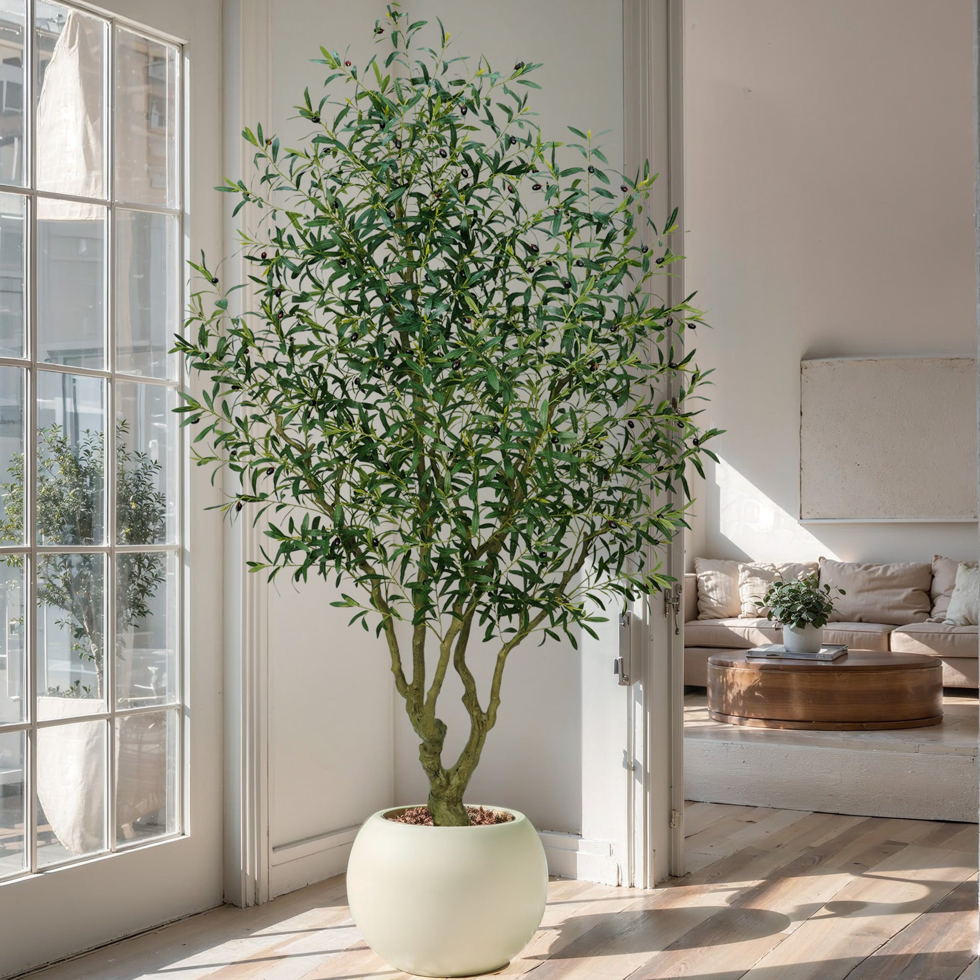Realistic Artificial Olive Tree for Home Decoration