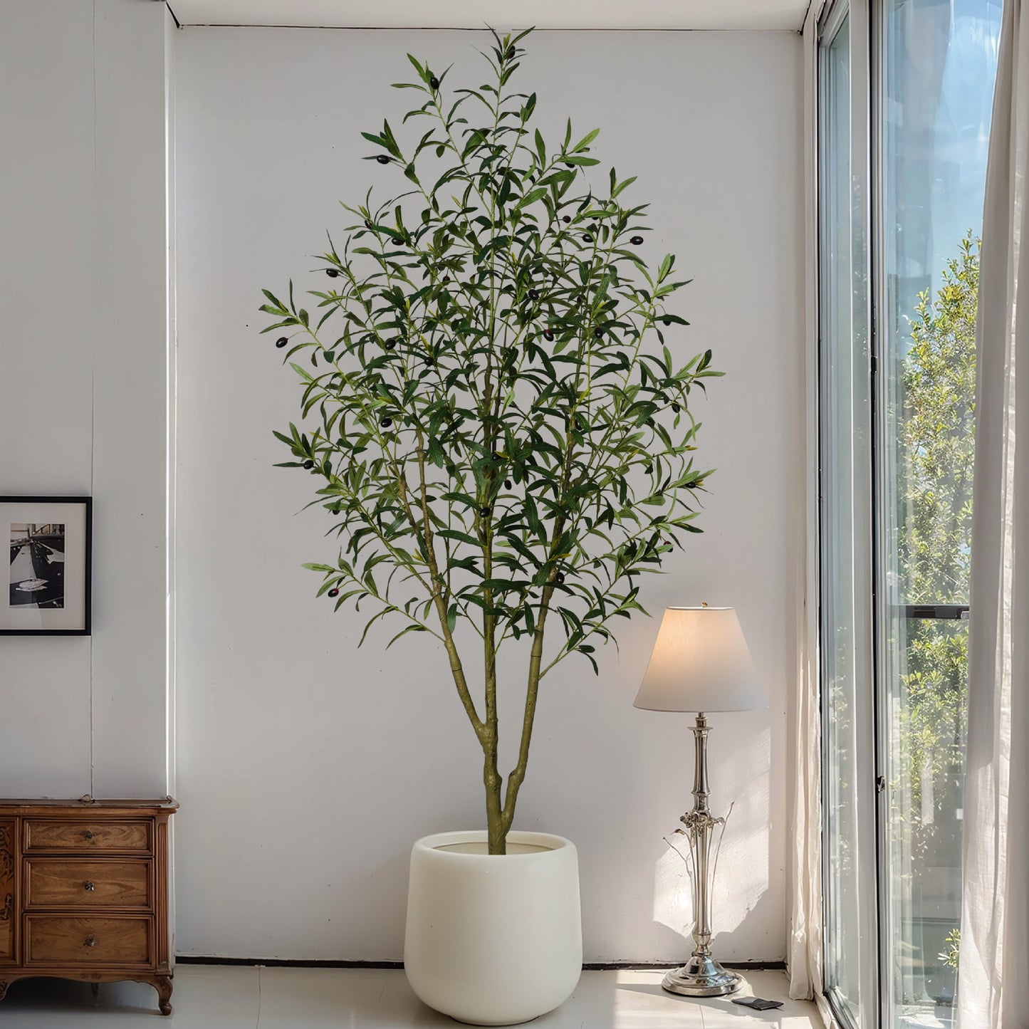 Realistic Artificial Olive Tree for Home Decoration