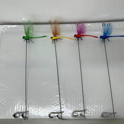 Realistic Dragonfly Clip for Garden Decoration