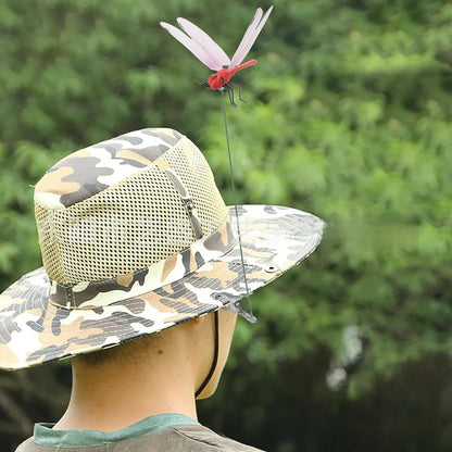 Realistic Dragonfly Clip Home Garden Decoration