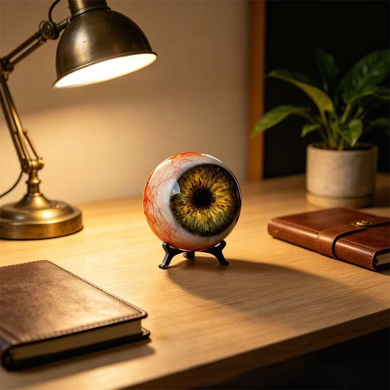 Realistic eyeball ornament