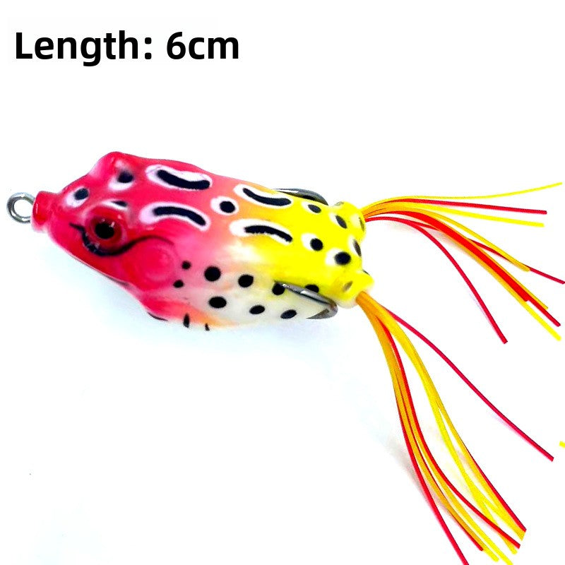 Realistic Frog Fishing Lure with Double Hooks