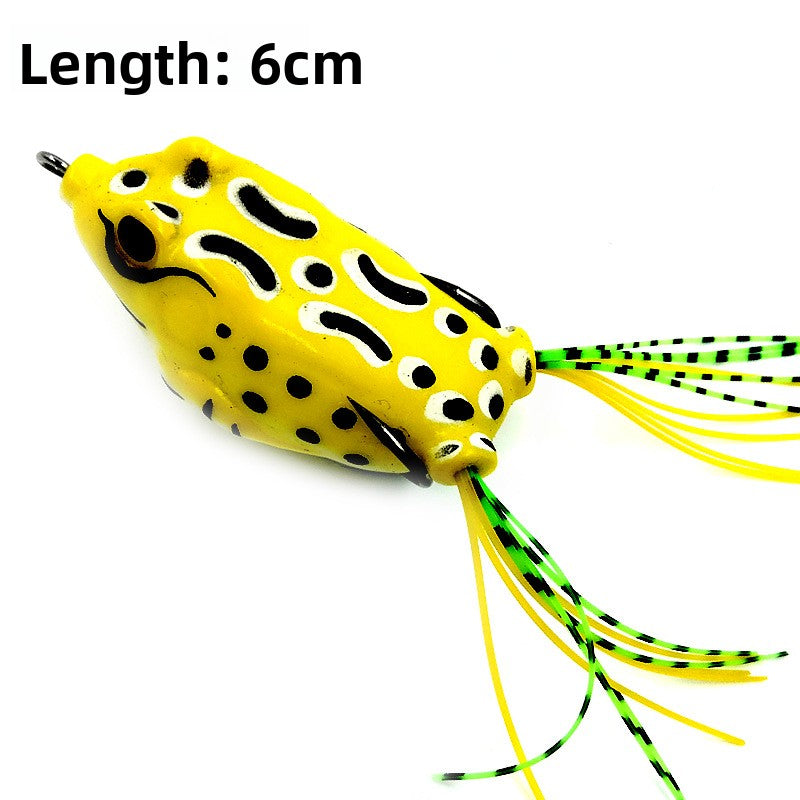 Realistic Frog Fishing Lure with Double Hooks