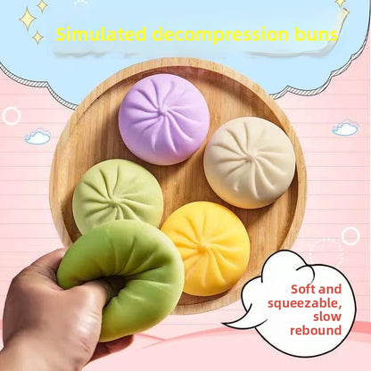 Realistic Stress Relief Bun Squeezy Toy