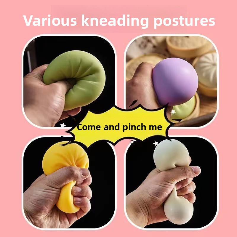 Realistic Stress Relief Bun Squeezy Toy