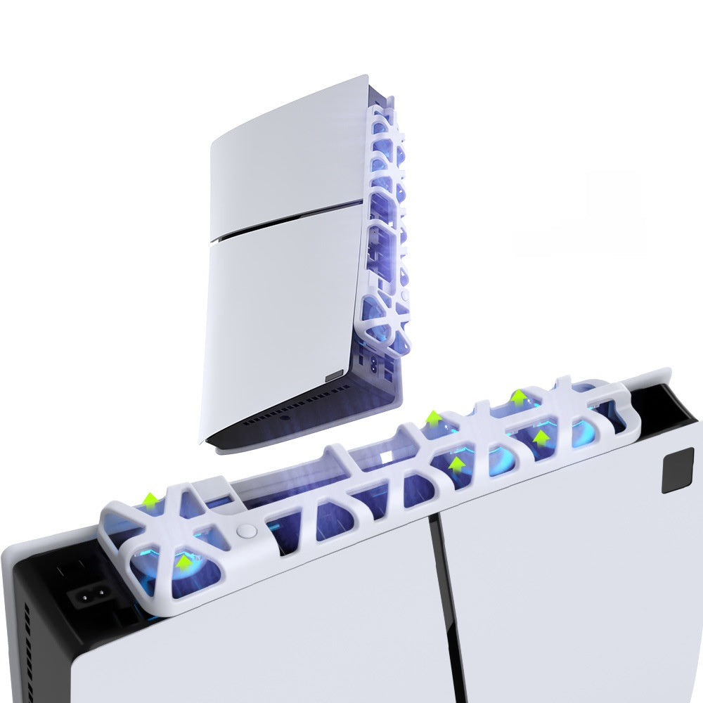 Rear-mounted blue light fan