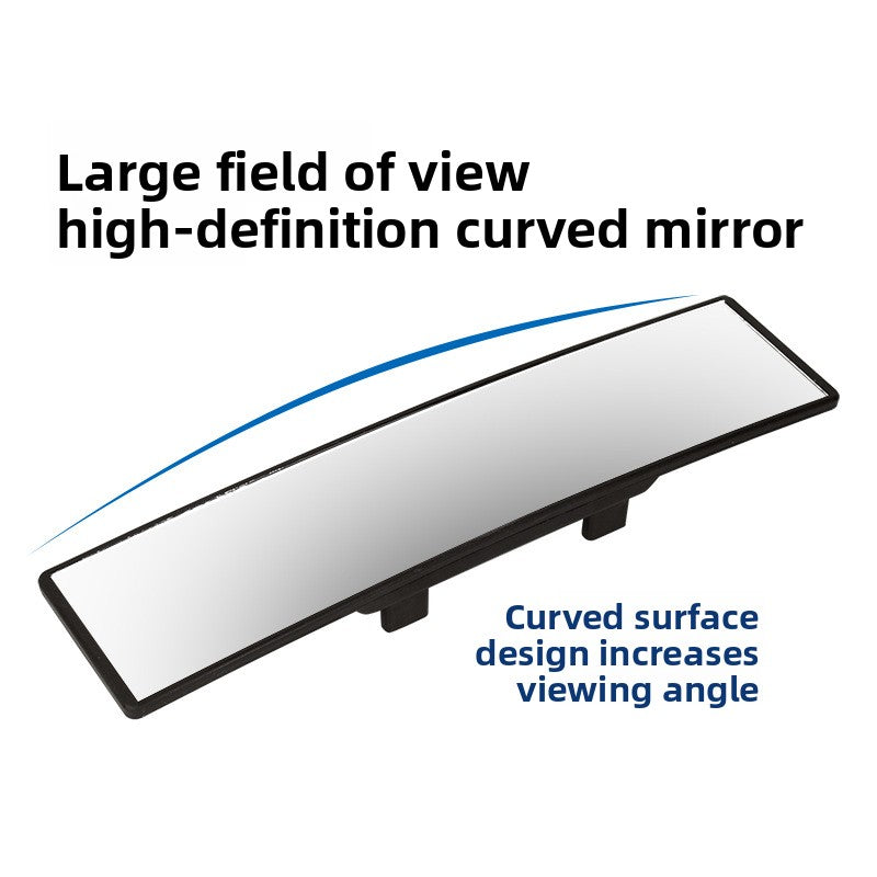 Rear view curved mirror