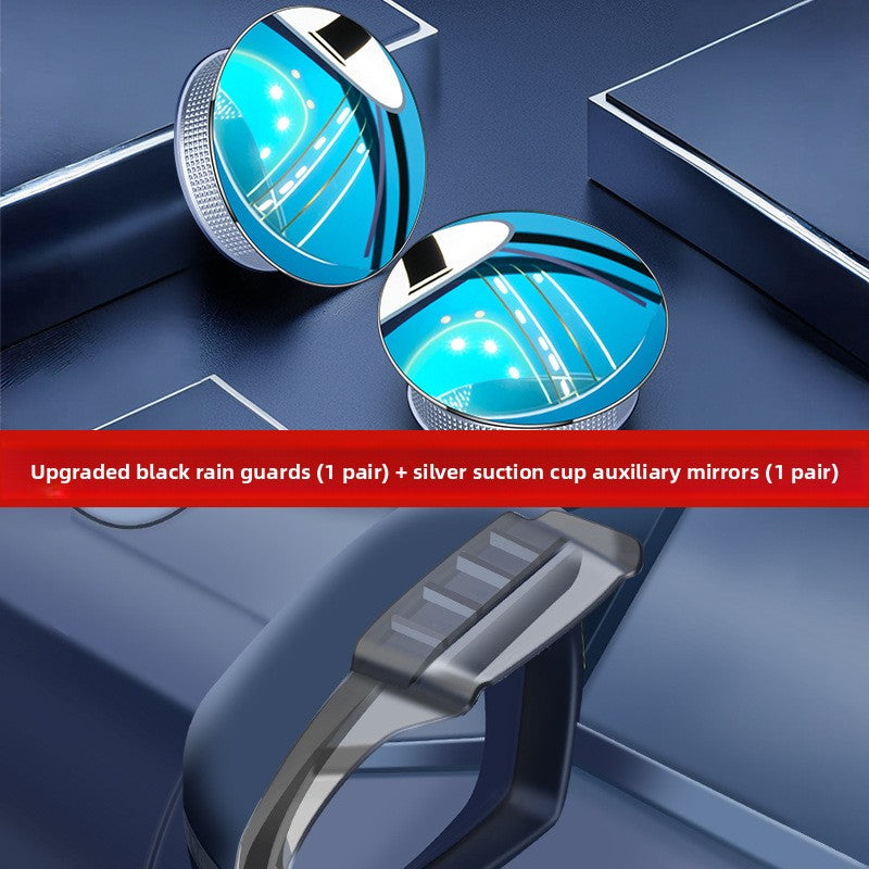 Rearview Mirror Rain Guard with Deflector