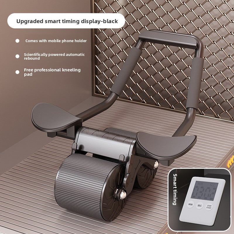 Rebound Abdominal Wheel with Knee Pad