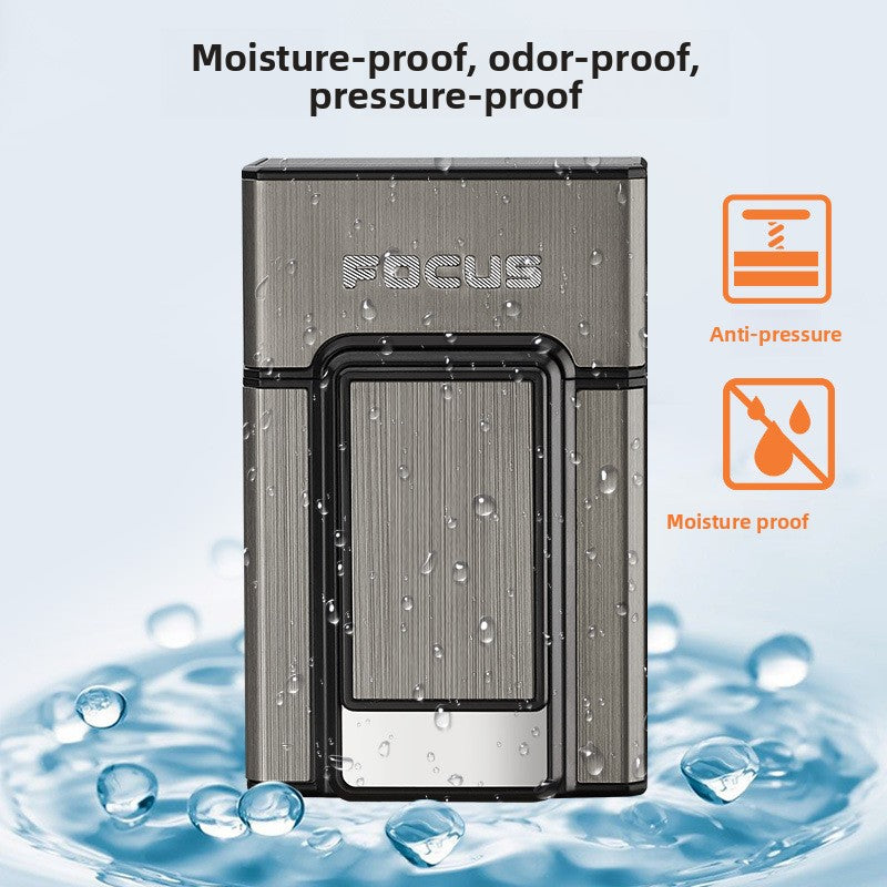 Rechargeable Aluminum Cigarette Case Lighter