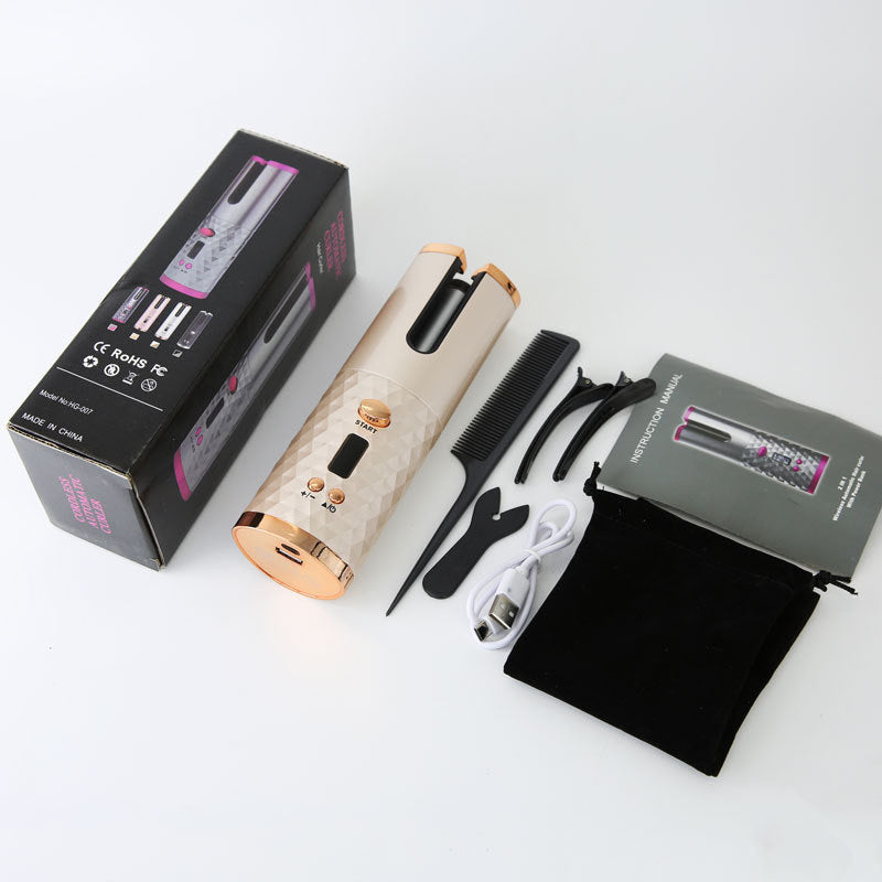 Rechargeable Automatic Hair Curling Iron