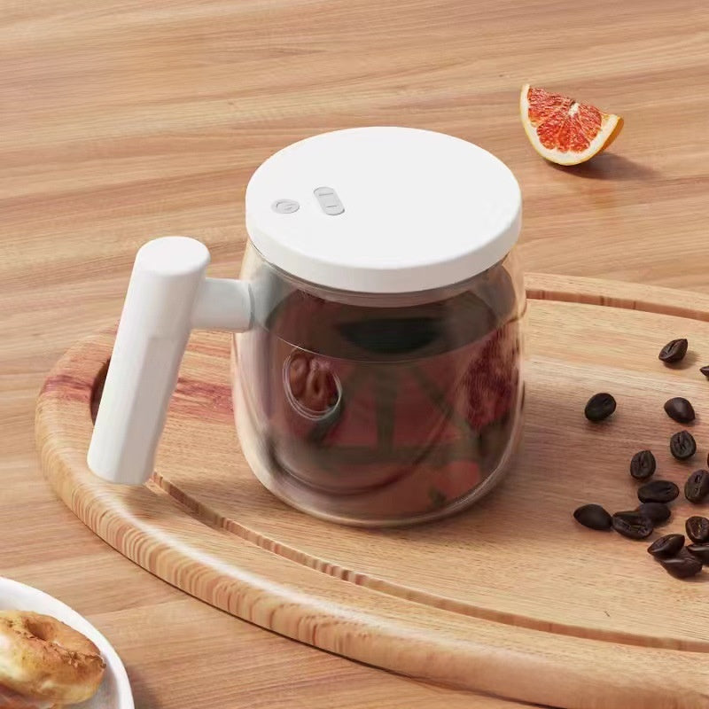 Rechargeable automatic mixing cup